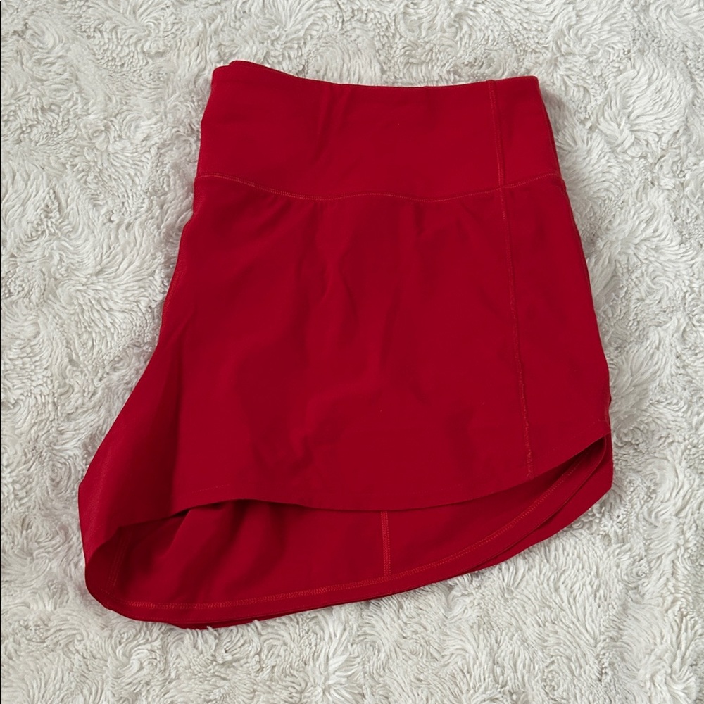 lululemon athletica Red Athletic Shorts - Picture 2 of 3